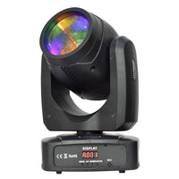 Lyre LED beam 180 W ou 200 W – version 180 W, tête inclinée, lentille et afficheur