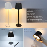 Lampe de table sans fil sur bouteille – vue 8