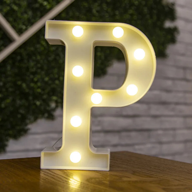 Lettres et chiffres lumineux LED à piles – vue 19