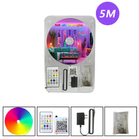 Ruban LED extérieur néon RGB étanche IP67, application, 5 à 30 m