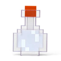 Lampe 3D Minecraft – bouteille de potion éteinte, vue de face