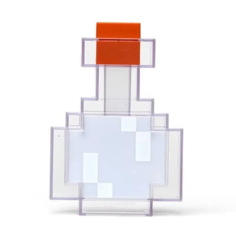 Lampe 3D Minecraft – bouteille de potion éteinte, vue de face