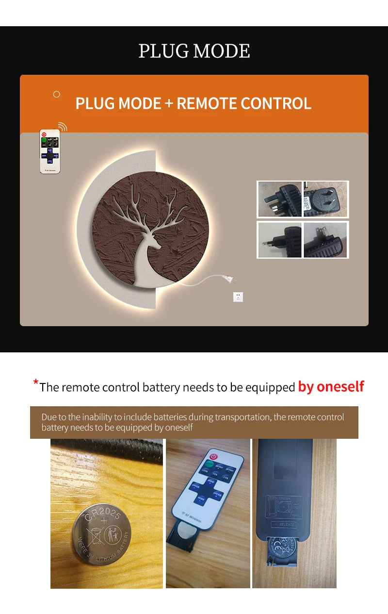 Tableau lumineux LED arbre de vie doré – vue 16