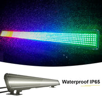 Barre stroboscope LED IP65 250 W – barre étanche allumée sous la pluie