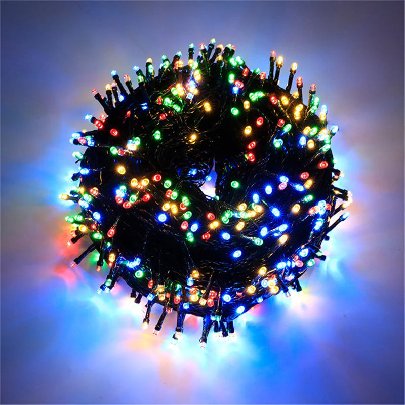 Guirlande lumineuse extérieur câble vert foncé – vue 19