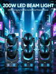 Lyre LED beam 160 W à 29 LED RGB, 11 gobos, DMX 12 canaux, à l'unité ou par lot