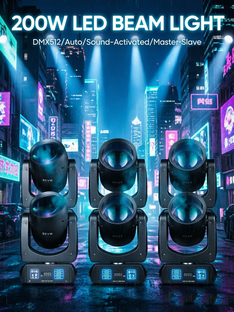 Lyre LED beam 160 W à 29 LED RGB, 11 gobos, DMX 12 canaux, à l'unité ou par lot