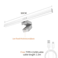 Barre lumineuse écran PC 18 à 50 cm – modèle de 18 cm avec câble de 1 m