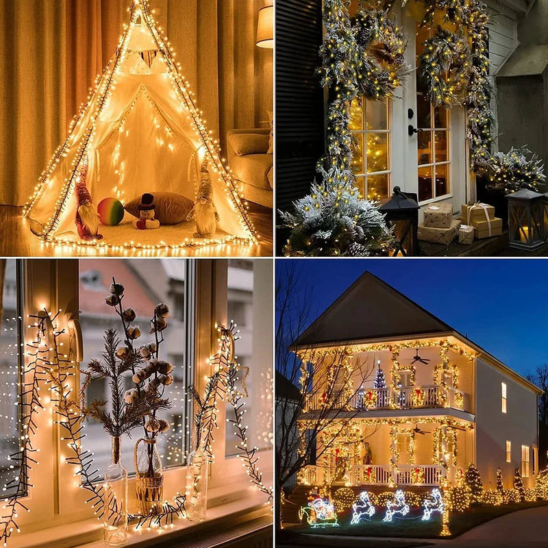 Guirlande de Noël à grappes de LED – vue 27