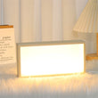 Cadre lumineux LED en bois vierge à personnaliser, carré ou rectangle