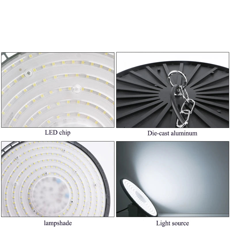 Lampe d'atelier LED UFO – vue 5