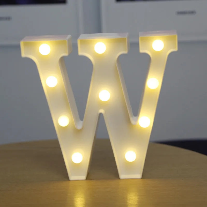Lettres et chiffres lumineux LED à piles – vue 14