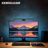 Barre lumineuse pour écran 42 cm – barre sur un grand écran de bureau