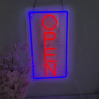 Panneau lumineux ouvert néon LED USB à interrupteur, 5 modèles