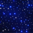 Rideau ciel étoilé LED DMX, 4 couleurs de LED, 2 x 3 à 4 x 8 m