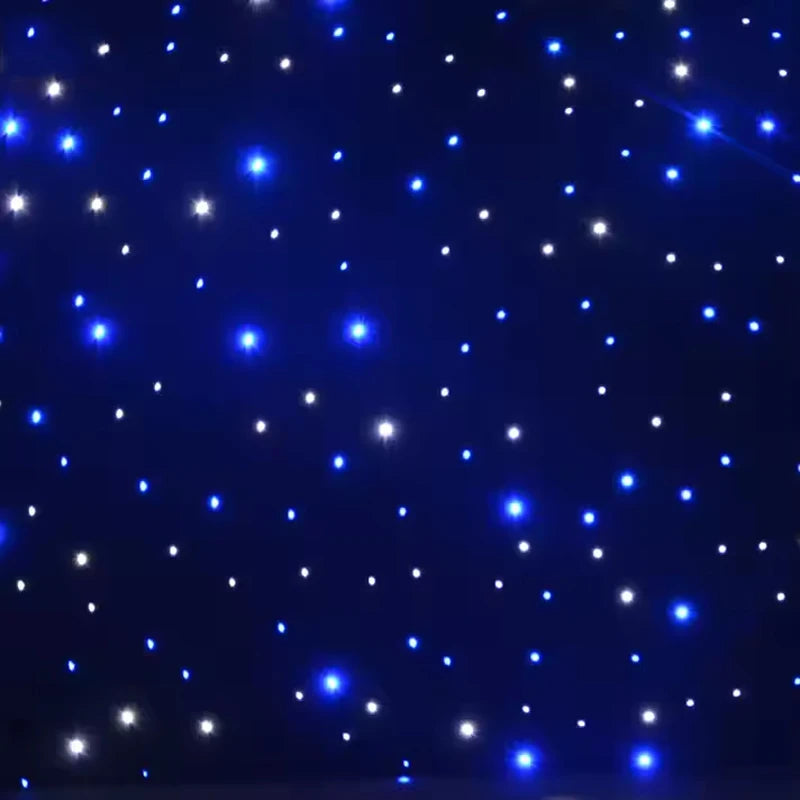 Rideau ciel étoilé LED DMX, 4 couleurs de LED, 2 x 3 à 4 x 8 m