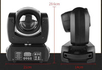Lyre beam LED 100 W, prisme à 8 faces, 8 gobos, DMX 12 canaux
