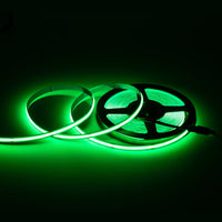 Ruban LED FCOB 480 LED/m – rouleau allumé en vert