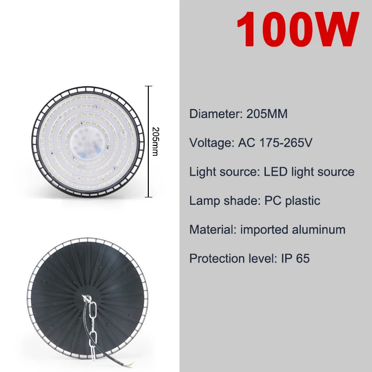 Lampe d'atelier LED UFO – vue 19