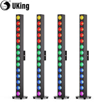 Barre LED pixel COB RGBW – lot de 4 barres sur base pliable