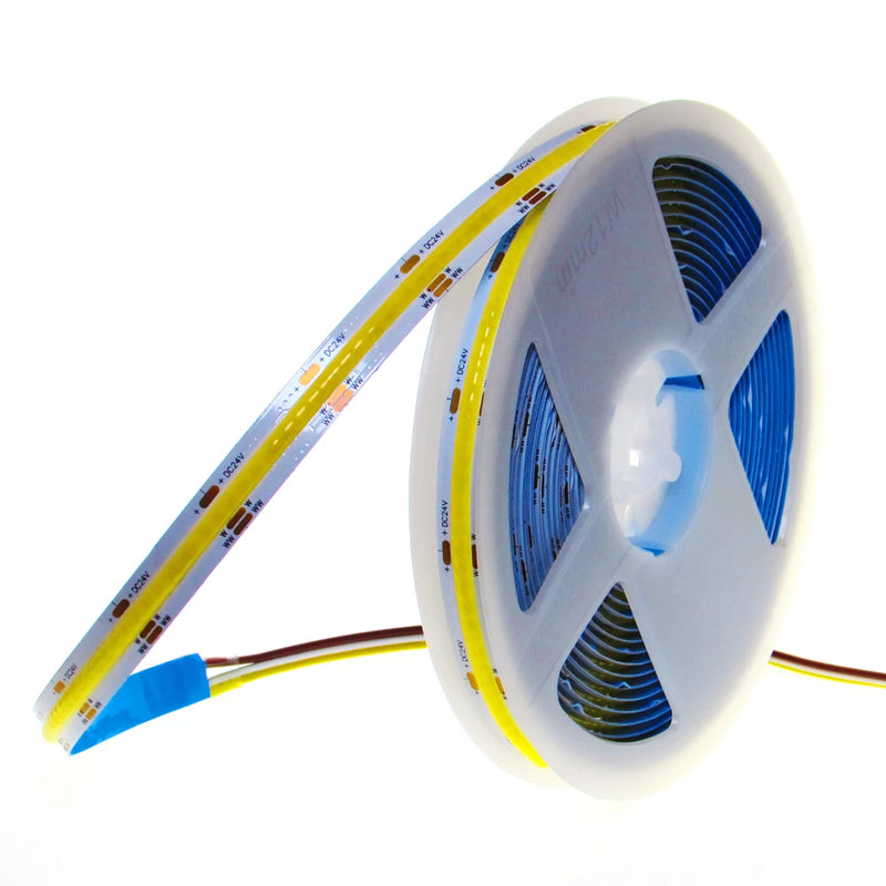 Ruban LED COB 5 m – bobine de ruban COB CCT en perspective