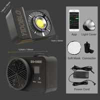 Lumière vidéo COB 100 W – vue 10