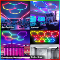 Lumière hexagonale RGB – vue 5