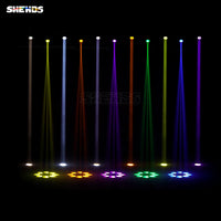 Mini lyre beam 7R 230 W DMX, prisme rotatif à 8 facettes, 14 gobos