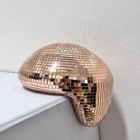 Boule disco fondue – couleur or rose