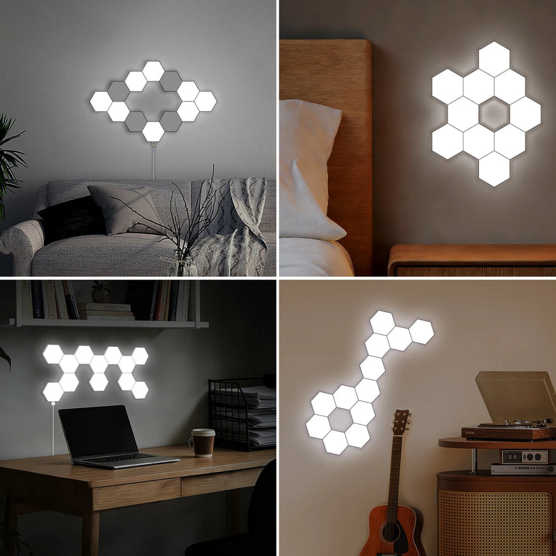 Panneaux LED hexagonaux tactiles – vue 2
