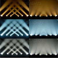 Projecteur PAR LED COB à zoom – faisceaux croisés en blanc chaud et froid