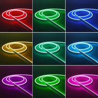 Ruban LED néon RGB – ruban allumé dans neuf couleurs