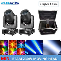 Mini lyre beam 7R 230 W – deux lyres et leur flight case