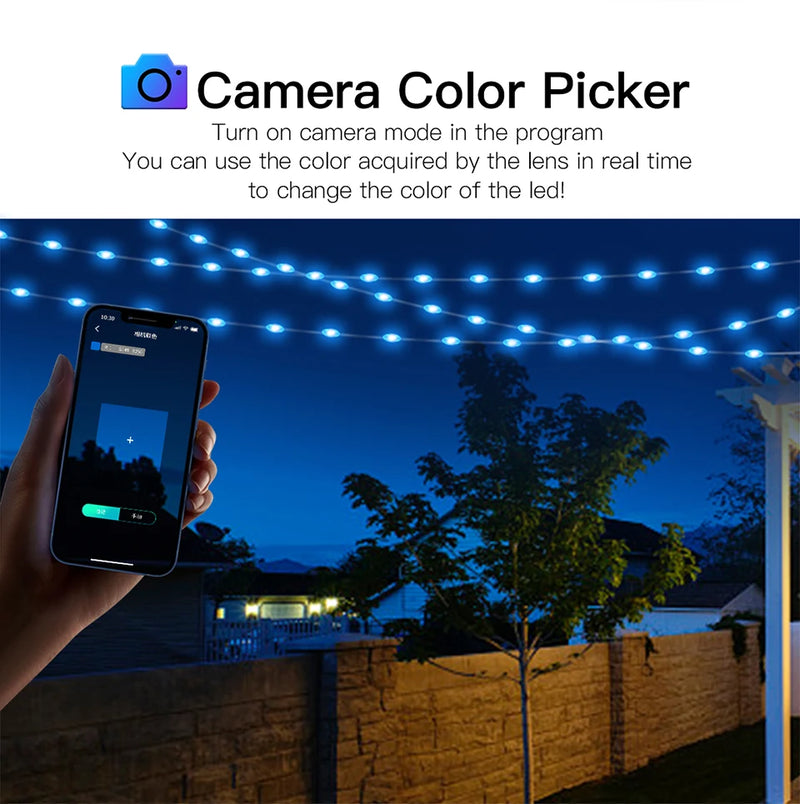 Guirlande féerique LED RGBIC Bluetooth – vue 14