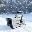 Machine à neige 1500 W DMX512, réservoir 5 L, télécommande et commande filaire