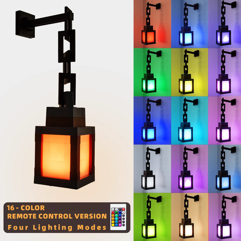 Lanterne LED pixel Minecraft – vue 17
