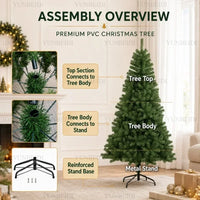 Sapin de Noël artificiel en PVC – vue 30