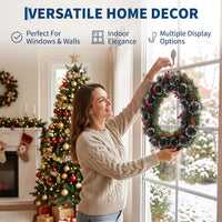 Couronne de Noël lumineuse LED – vue 10