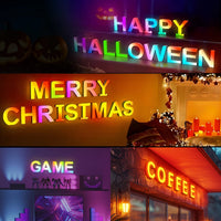 Lettres lumineuses LED RGB 15 cm – vue 12