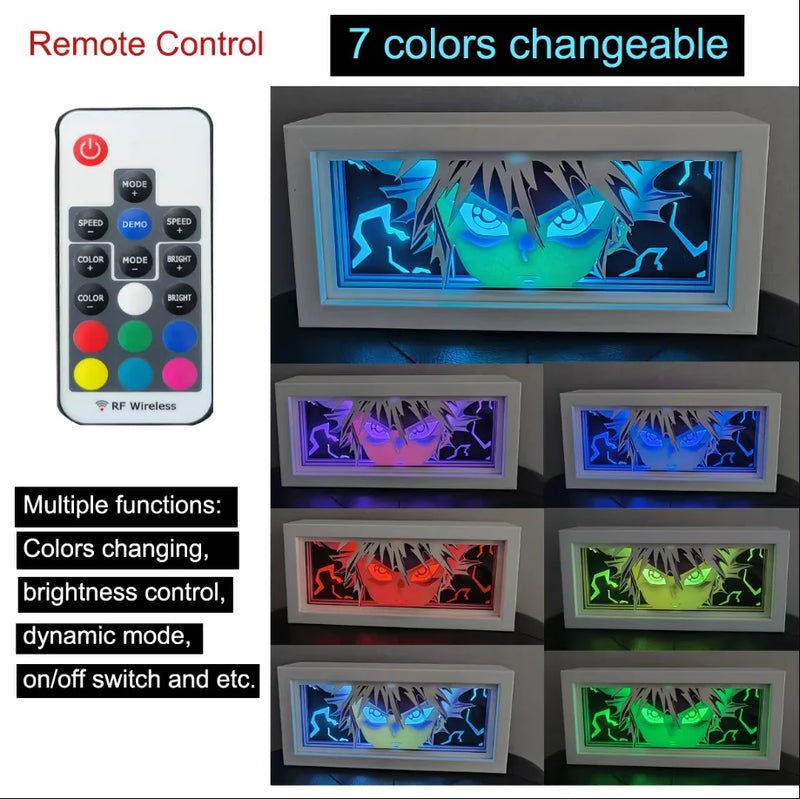 Tableau lumineux LED manga – vue 48
