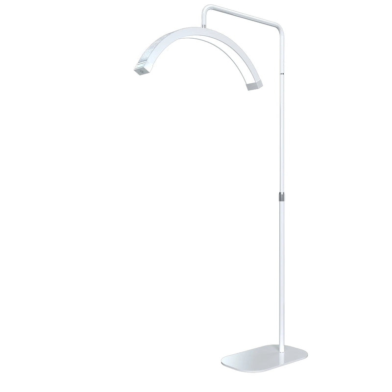Lampe demi-lune LED sur pied – Blanc, modèle A