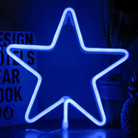 Néon LED déco gaming et chambre, 23 motifs au choix, piles ou USB