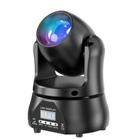 Mini lyre beam LED RGBW 20 W, faisceau de 3°, DMX 13 canaux, à l'unité ou par 2