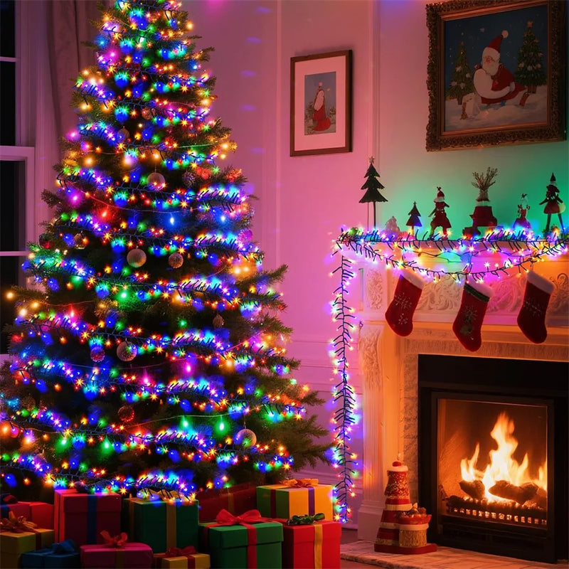 Guirlande de Noël à grappes de LED – vue 4