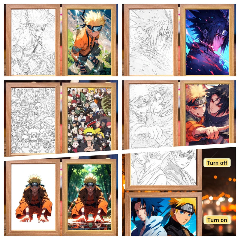 Cadre lumineux Naruto – vue 10