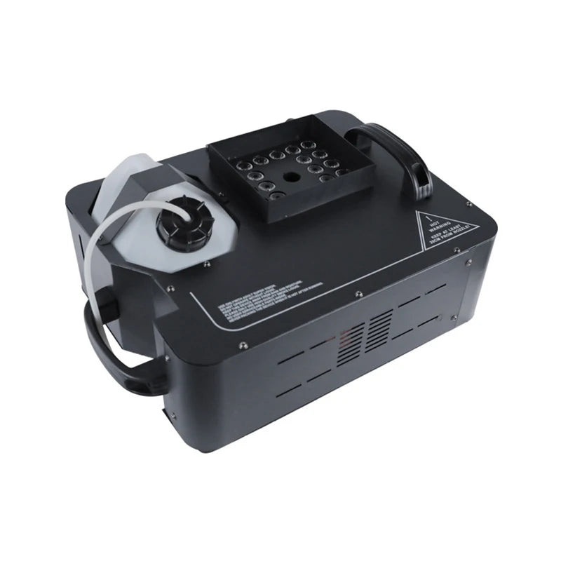 Machine à fumée verticale 1500 W, 24 LED RGB, DMX
