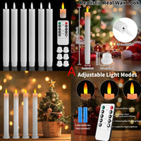 Bougies LED coniques – vue 34