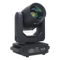 Lyre LED beam spot 200 W à faisceau de 2°, 12 gobos, prismes 6 + 12, DMX 11 ou 13 canaux