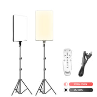 Panneau LED vidéo bicolore 90 W, 29 x 53 cm, avec télécommande