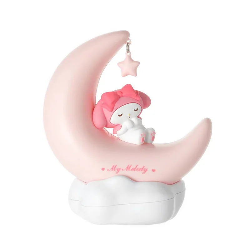 Veilleuse lune Sanrio – My Melody sur sa lune rose
